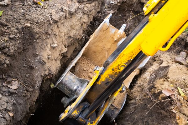 Downspout Trenching in Appleton
