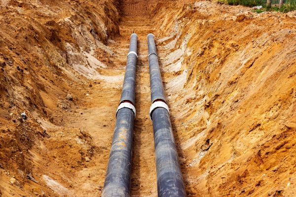Water Line Trenching in Appleton