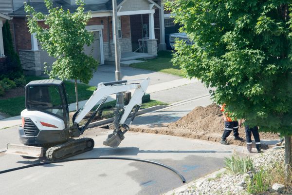 Electrical Line Trenching in Appleton